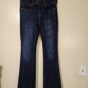 American Eagle Kick Boot Size 4 Dark Wash